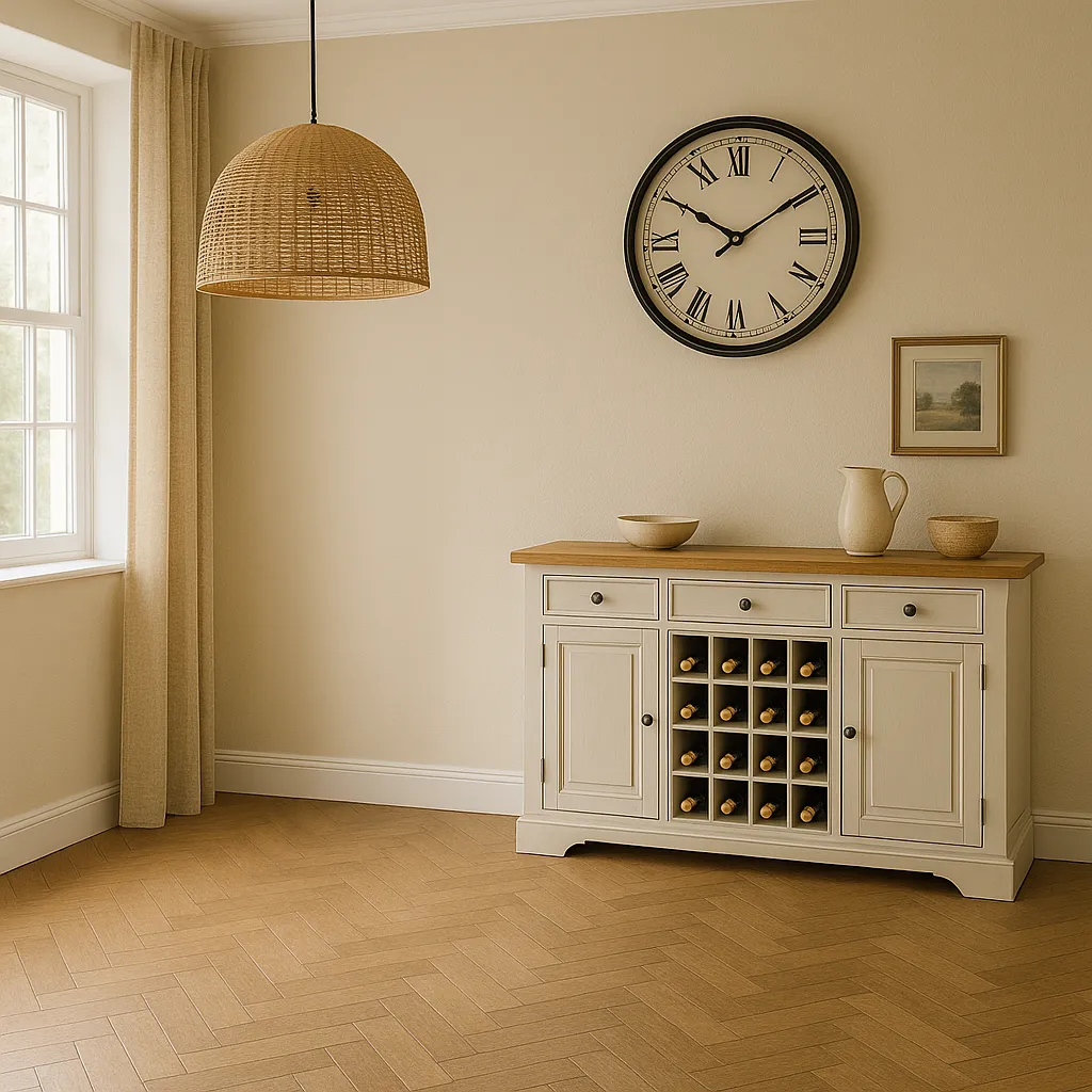 Buffet Wine Cabinet Enhances Refined Interior - Image 4