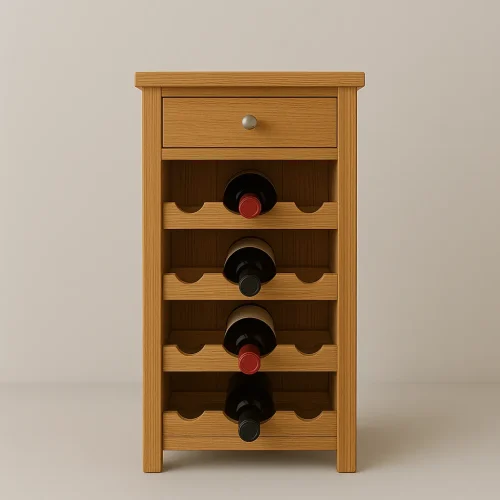 Compact Wine Cabinet Maximizes Space Elegantly