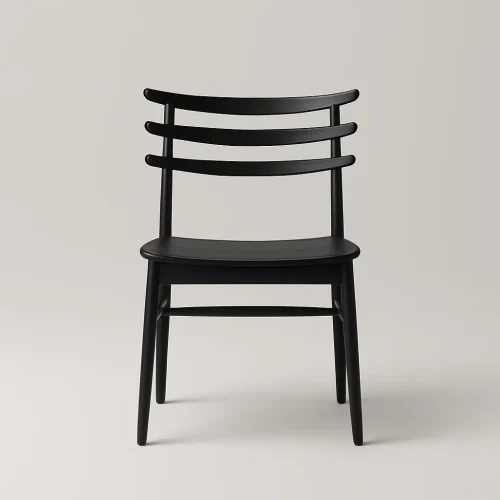 Black Modern Dining Chair Sophistication Transforming Minimalist Space