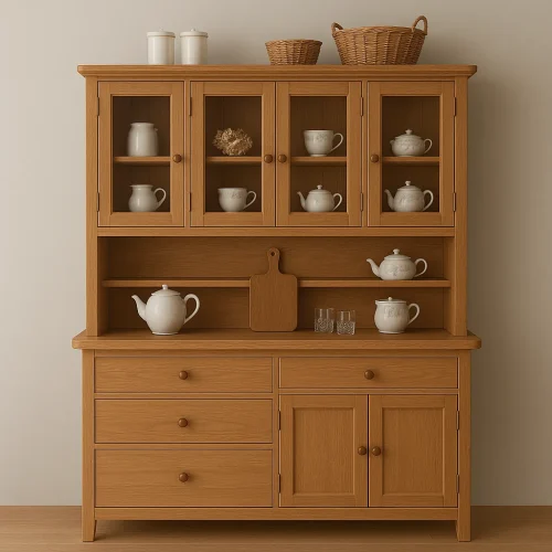 Hutch Kitchen Cabinet Timeless Storage Display Solution