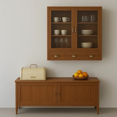 Wall Mounted Kitchen Cabinet Compact Display Organizer